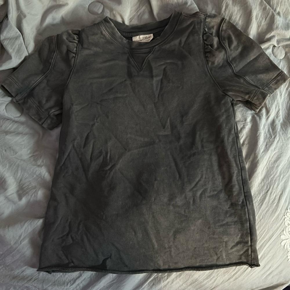 Gray shirt
